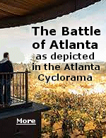 This epic painting, created by 17 German artists in 1886, depicts the Battle of Atlanta, a pivotal moment in the war between the North and South. Forty-nine feet tall, weighing in at 10,000 pounds and longer than a football field.